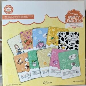 esfolio Mask Variety Of 10 Pack